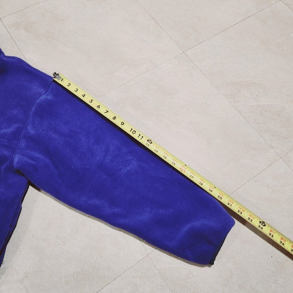 VTG 90s LL Bean Womens XL 1/4 Snap-T Super Soft Fleece Jacket Script USA Made - Picture 8 of 11